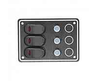 3 GANG WATERPROOF SWITCH PANEL