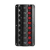8 GANG WAVE DESIGNSWITCH PANEL
