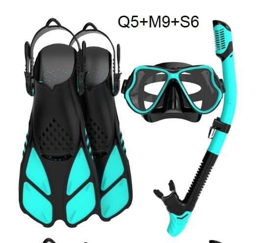 DIVING SNORKEL SET W/FINS