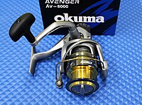 REEL OKUMA SPIN AVENGER AV-8000 7BB