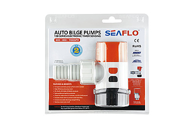 SEAFLO Electronic Sensing Automatic Bilge Pump –New Design 13B SERIES 1100GPH