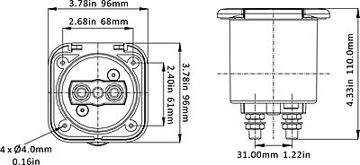 SEAFLO Covered Battery Cutoff Switch with Key