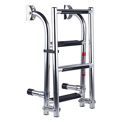 Folding Ladder SS316 2+2Step LxW:910x235mm