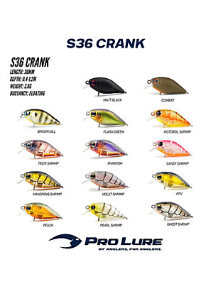 Pro Lure S36 Crank Shallow